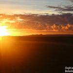 Coucher de soleil à Creek salé