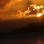 Coucher de soleil sur Mare