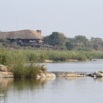 Rivière Sabie et restaurant du camp de Lower Sabie