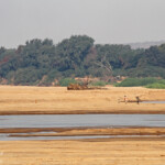 Le Limpopo, frontière avec le Zimbabwe et le Mozambique