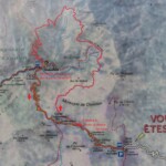 Boucle à partir du col de Gleize jusqu'à Chaudun par le chemin de ronde