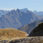 Vue sur les Ecrins depuis le Pic de Bure