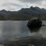 Le lac long près du refuge des Merveilles