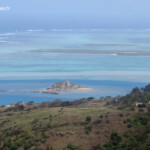Vue sur le lagon depuis Cascade Victoire