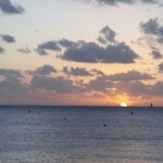 Coucher de soleil sur la Baie des citons, Nouméa
