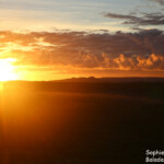 Coucher de soleil à Creek salé