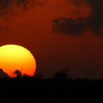 Coucher de soleil sur Pouembout