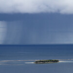 Averses sur le lagon sud