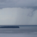 Averses sur le lagon sud