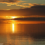 Sunset sur le lagon de Tikehau