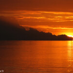 Sunset sur le lagon de Tikehau