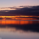 Sunset sur le lagon de Tikehau