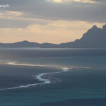 Bora Bora vu depus le Mont Tapioi à Raiatea