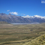 Panorama sur les montagnes depuis les pentes du Mont Guy