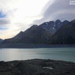 Vue sur le lac Tasman depuis le Tasman Glacier Viewpoint