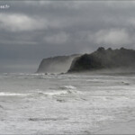 La côte Ouest sous la pluie