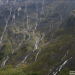 Les cascades éphémères de la route de Milford Sound