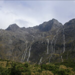 Les cascades éphémères de la route de Milford Sound