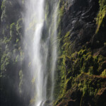 Chutes d'eau dans le Milford Sound