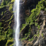 Chutes d'eau dans le Milford Sound