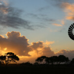 Fin de journée sur la route vers le nord
