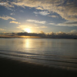 Coucher de soleil sur la plage de Kalbarri