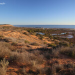 Fin de journée le long de la route pour Monkey Mia