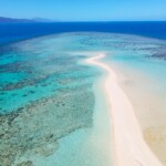 La langue de sable de Tiam Bouene à marée basse