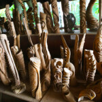 Sculptures sur bois de santal